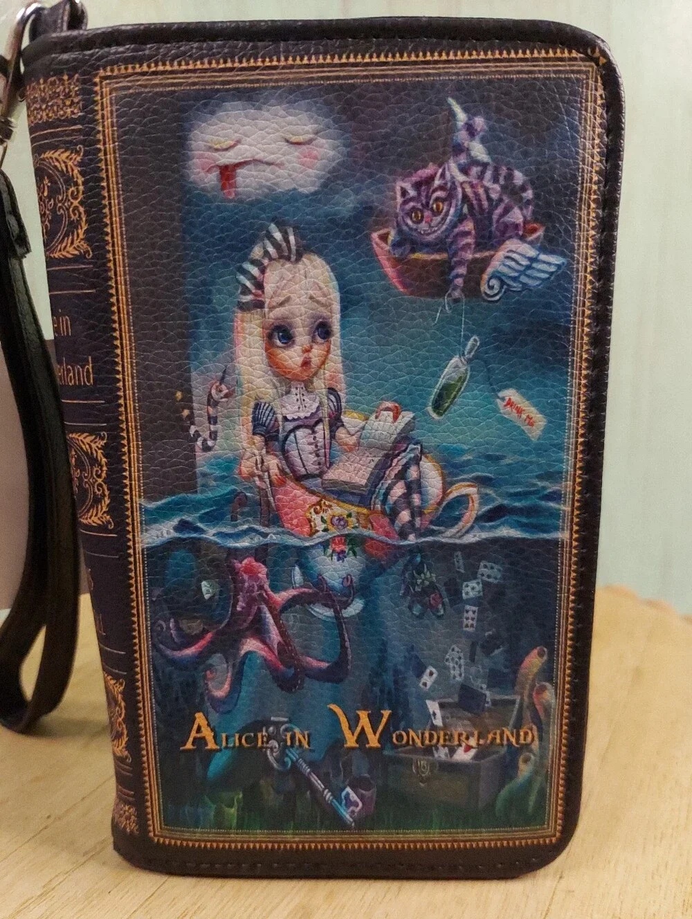 Ashley M. Artist Series Alice in Wonderland themed wallet